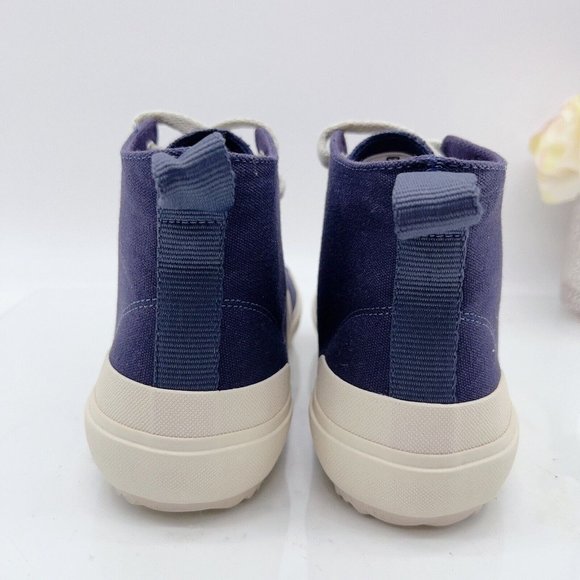 VEJA Nova High Top Fashion Logo Sneaker Nautico Pierre Canvas Mens US 8 EU 41 - Picture 4 of 10